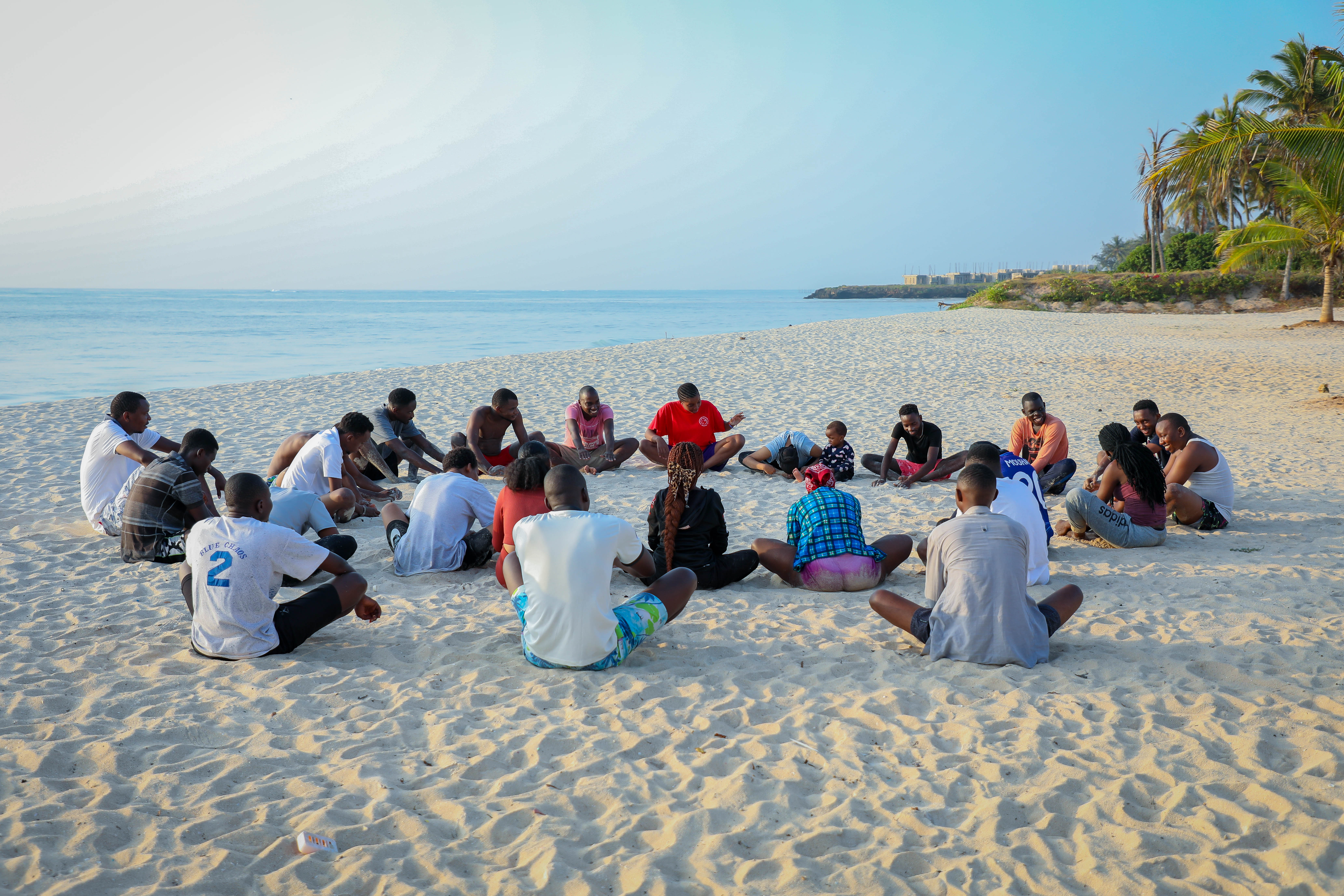 Beach gathering